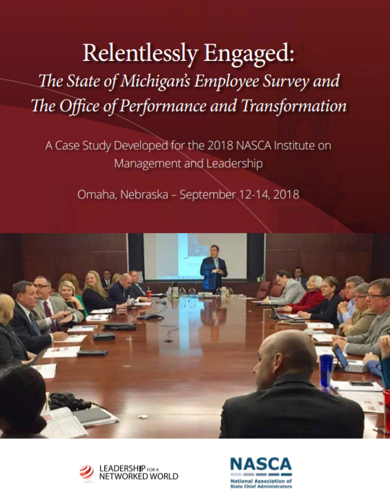 Relentlessly Engaged The State of Michigan's Employee Survey and the